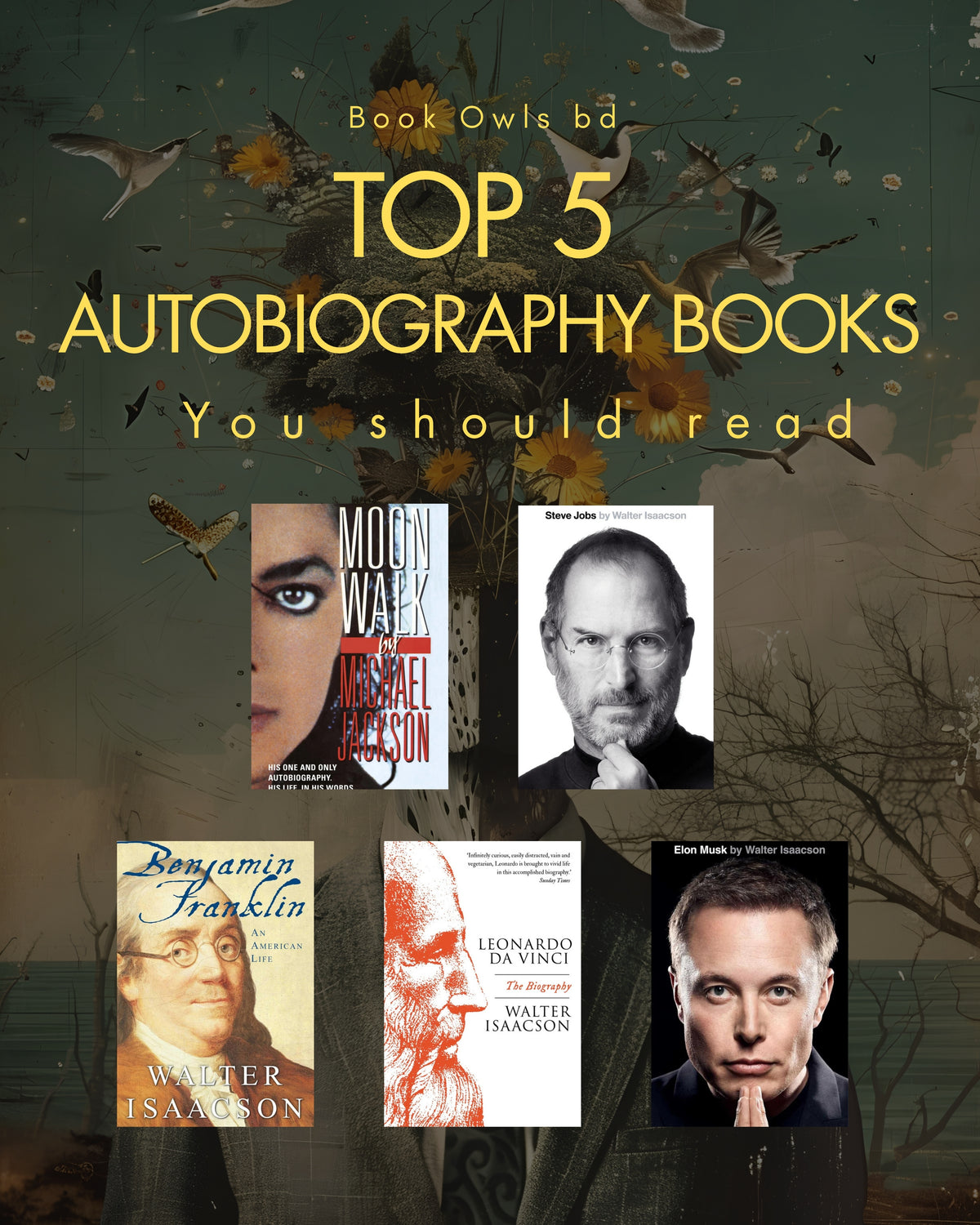 Top 5 Autobiography Books