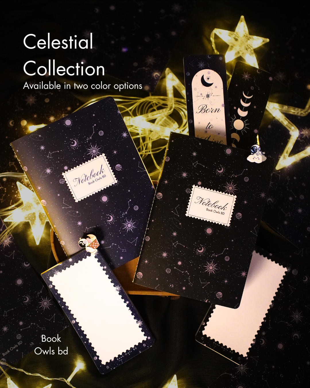 SNNP08 - Celestial notepad ( Black )