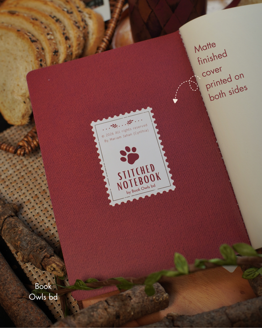 SNSN05 - Midnight Companion Jiji - Stitched notebook