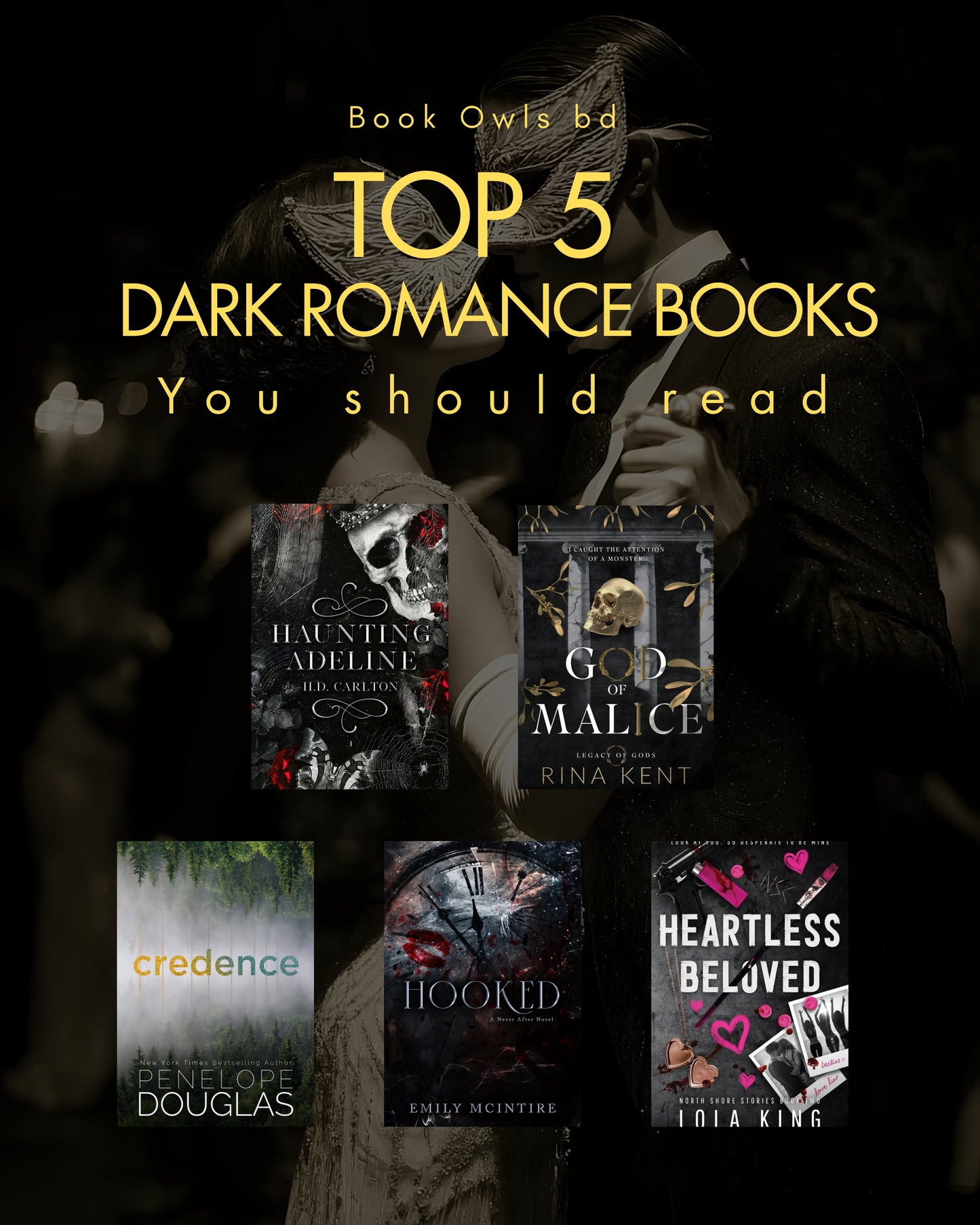 Top 5 Dark Romance Books