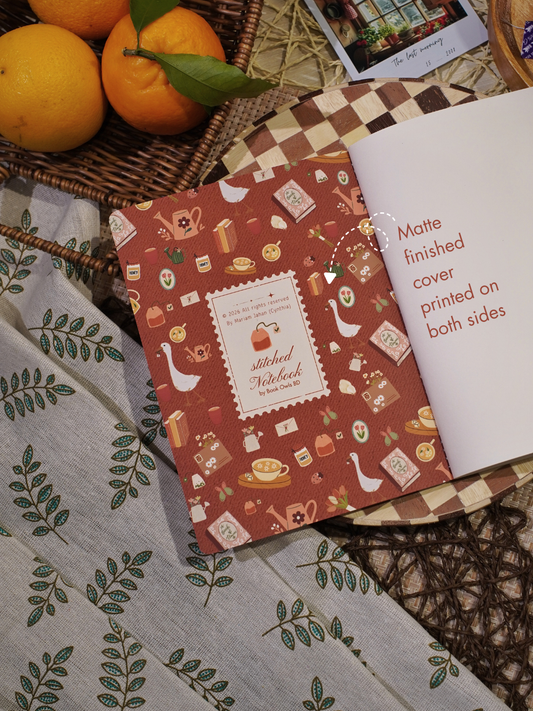 SNSN03 - Whimsy - Stitched notebook
