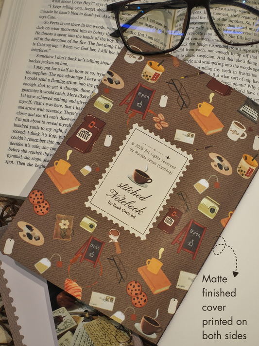 SNSN01 - Midnight Readers - Stitched notebook