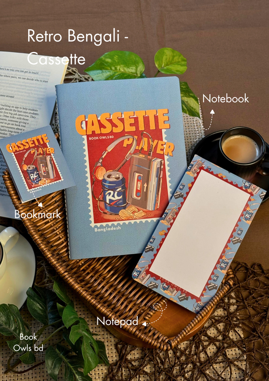 SNSN17 - Retro Bengali - cassette player Notebook