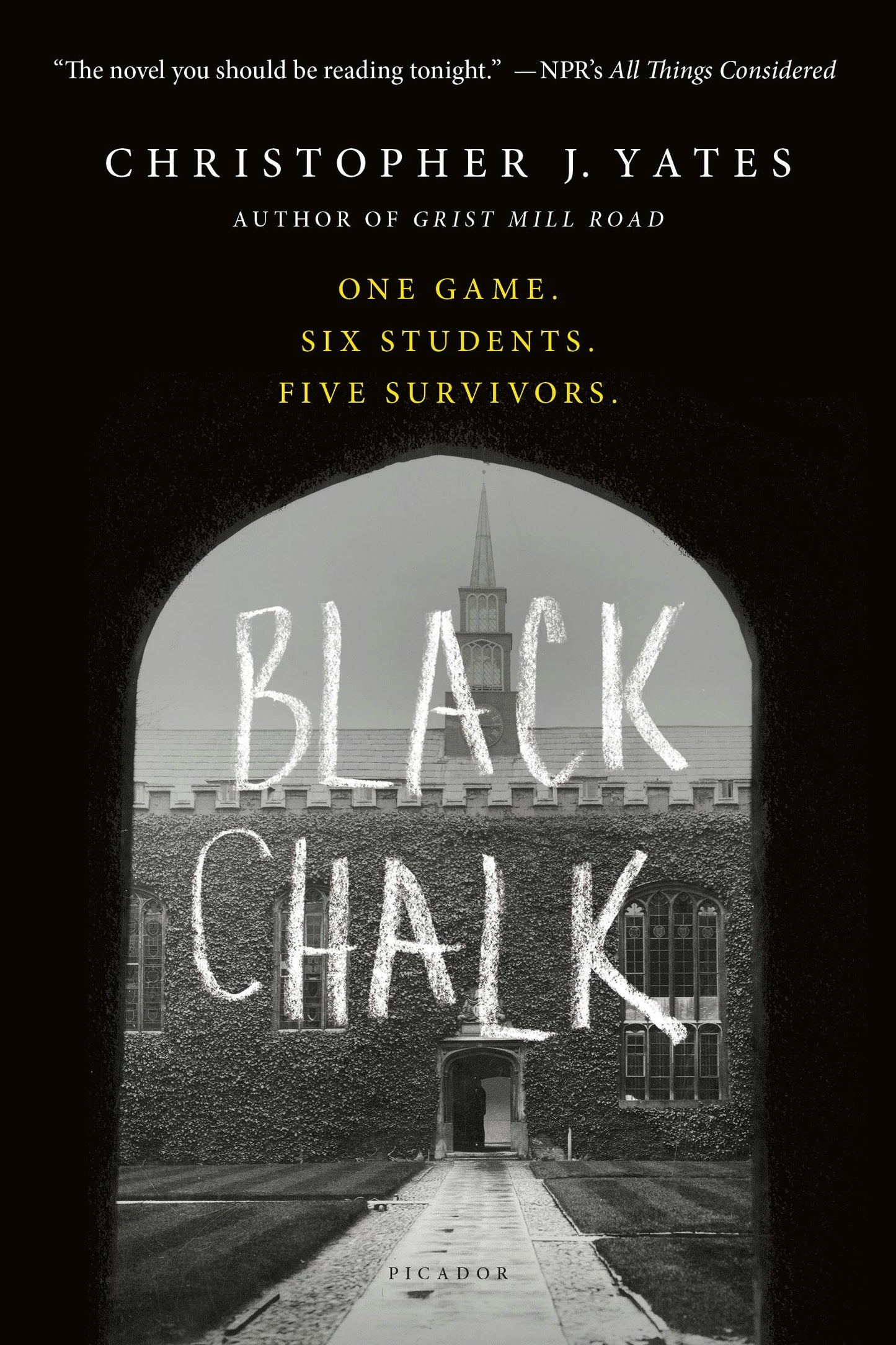 Black Chalk Novel by Christopher J. Yates
