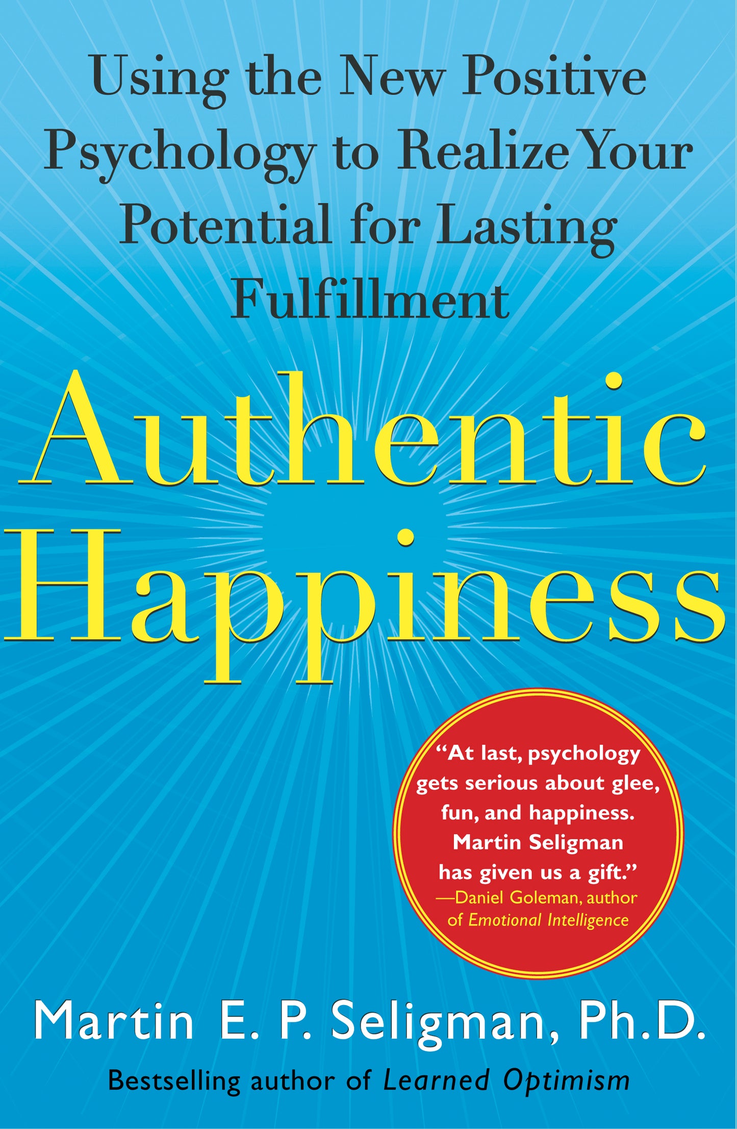 Authentic Happiness Book by Martin Seligman