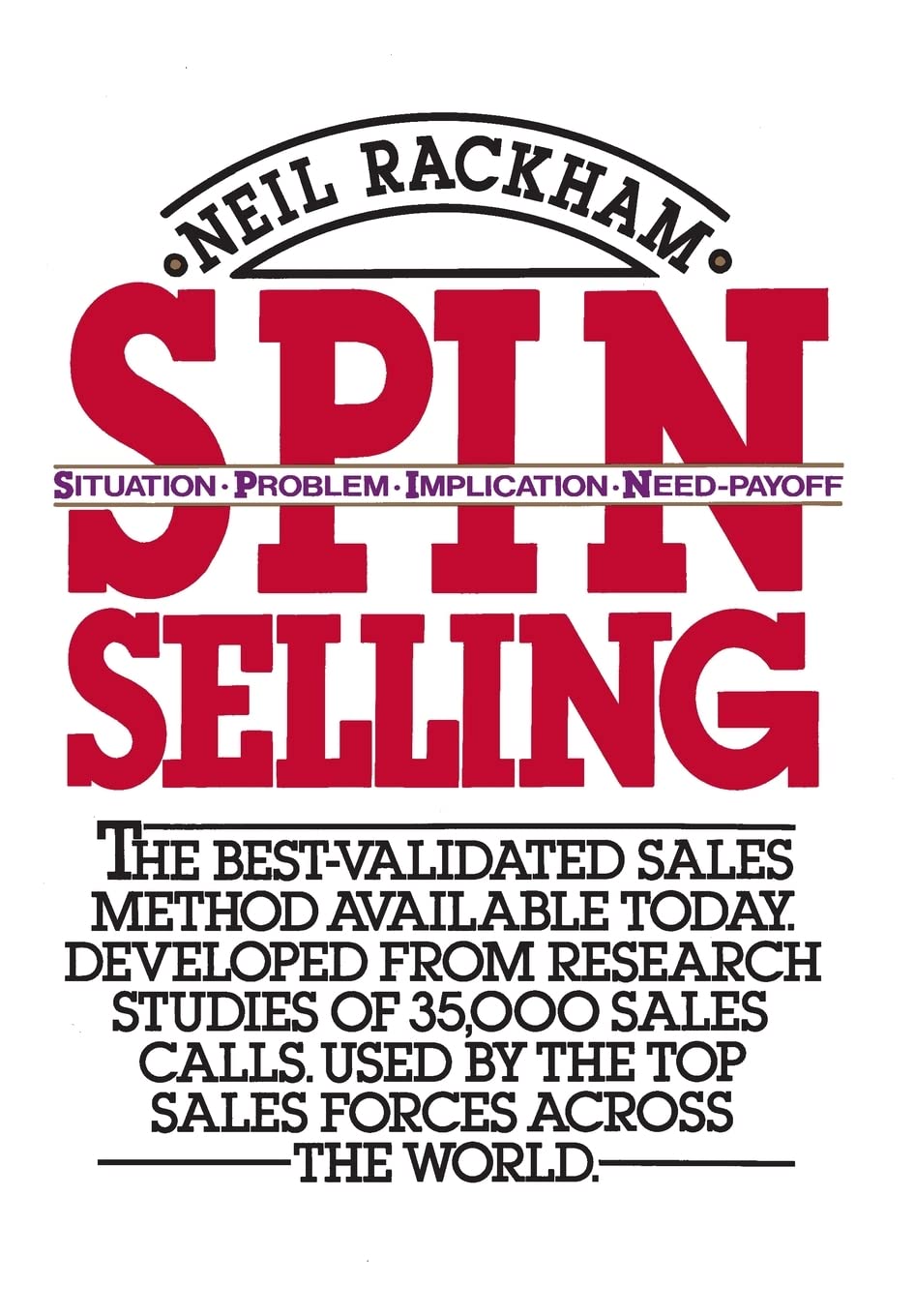 SCS- Spin Selling Book by Neil Rackham