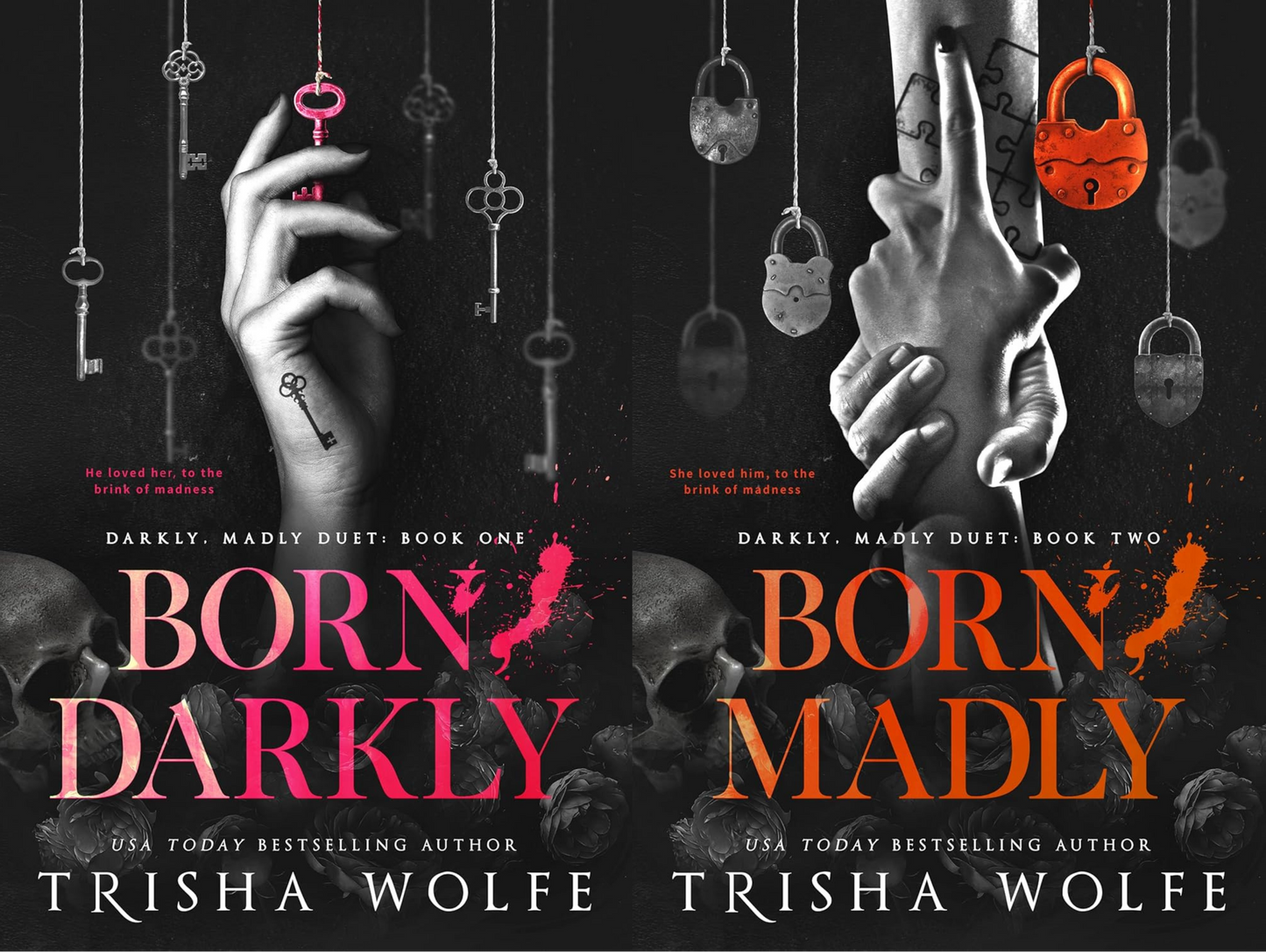 Darkly, Madly Duology Series by Trisha Wolfe