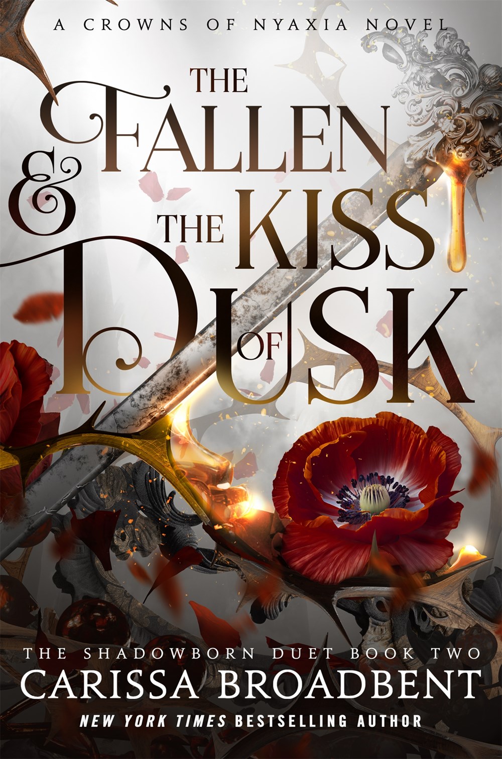 The Fallen and the Kiss of Dusk Book by Carissa Broadbent