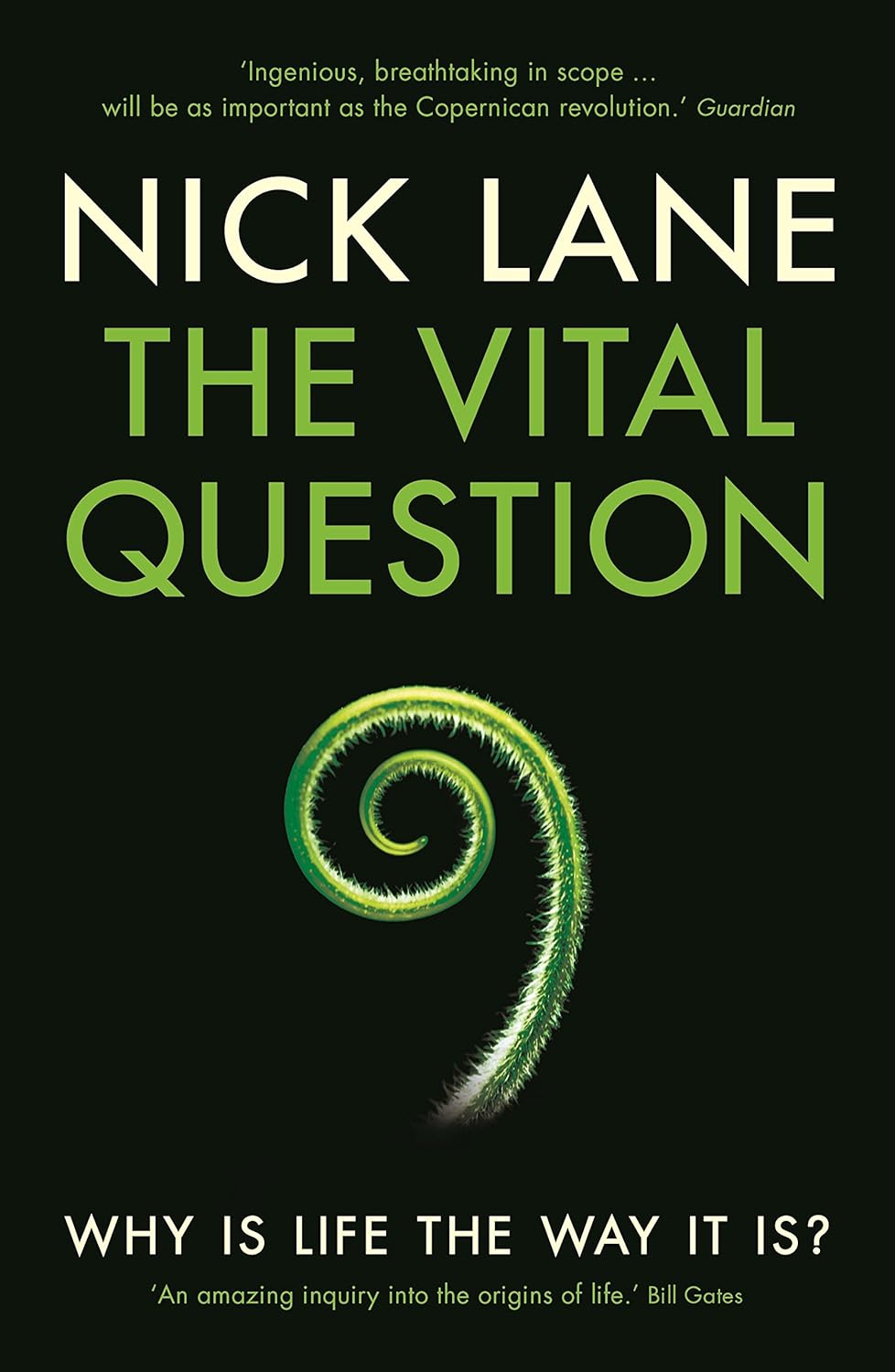 The Vital Question Book by Nick Lane