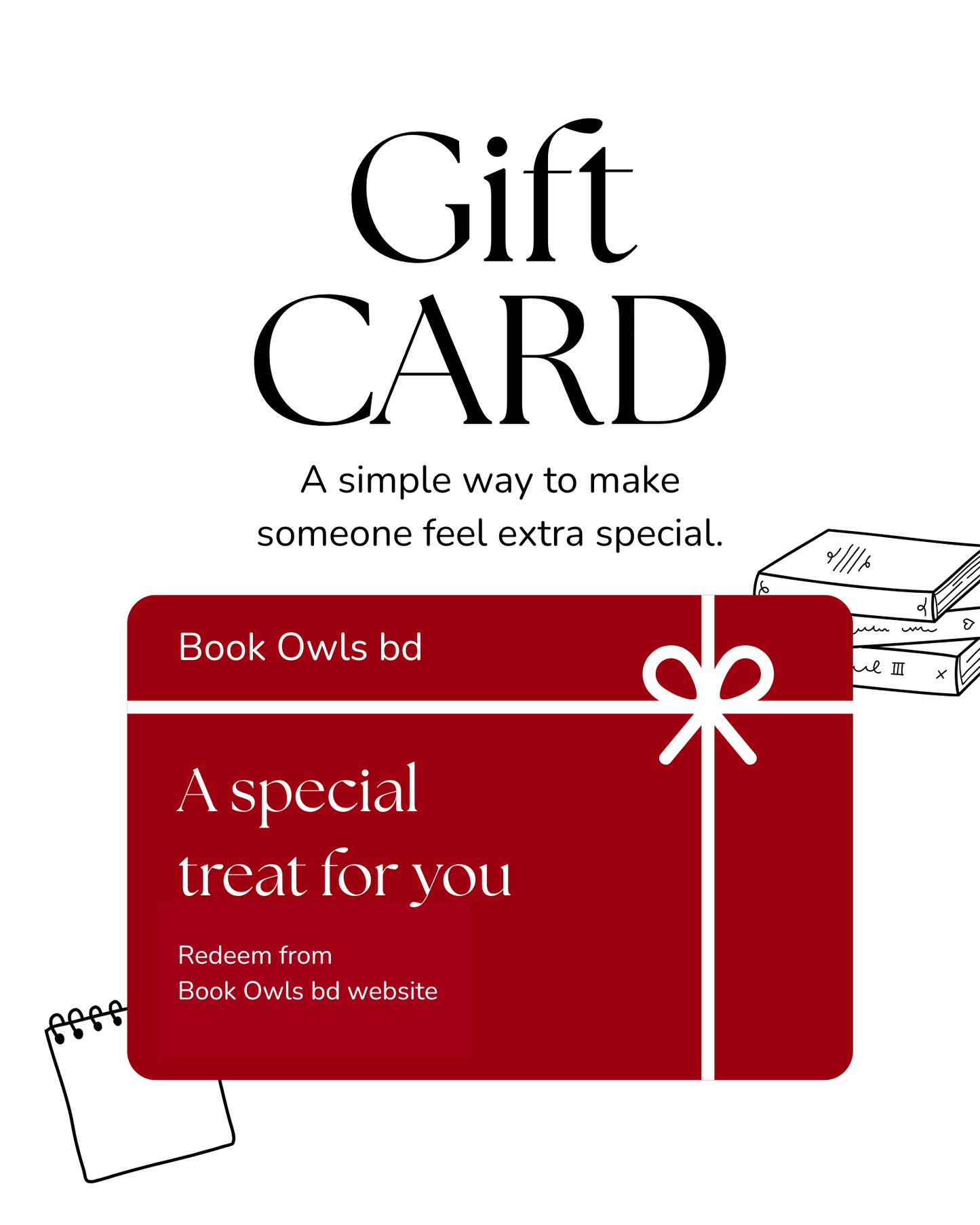 Book Owls bd Gift Card