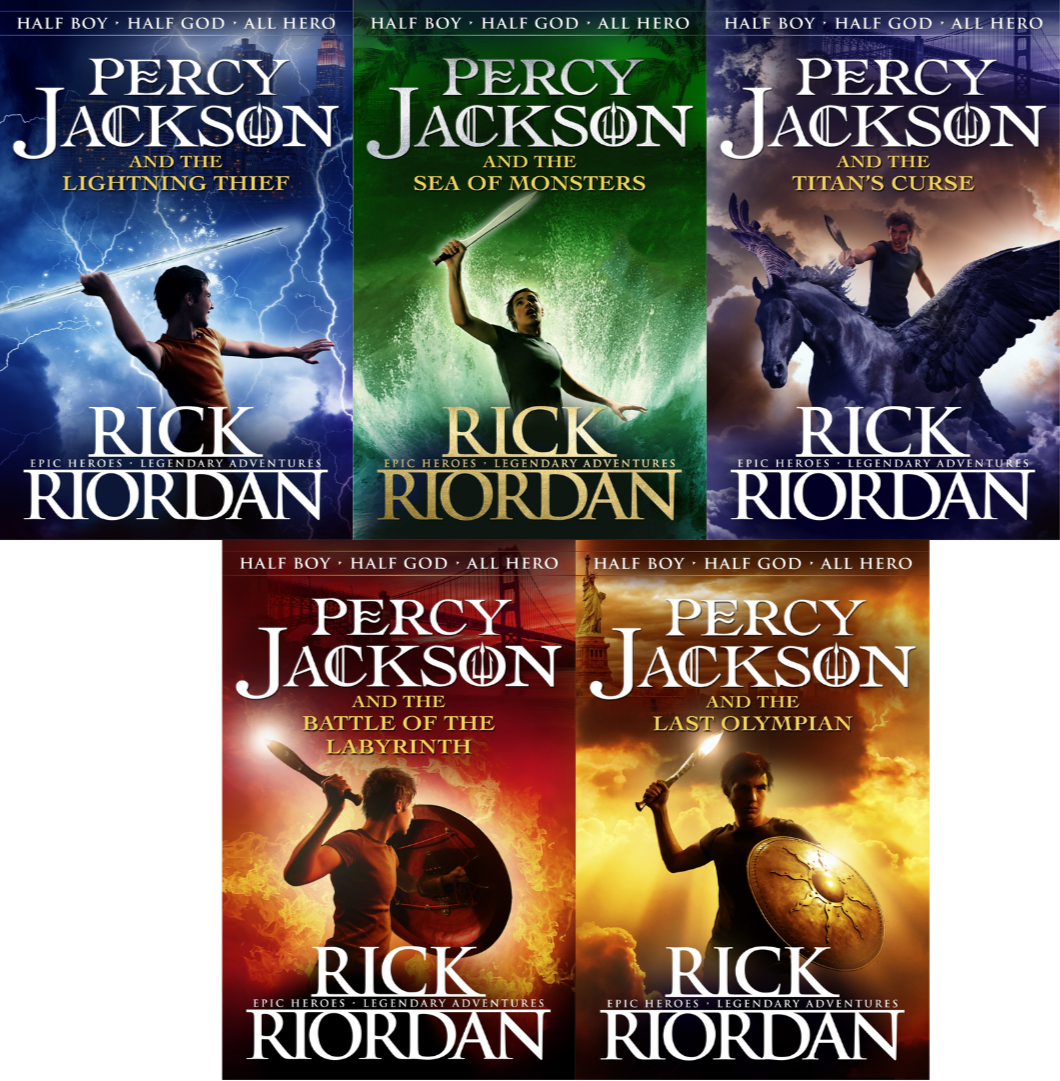 Percy Jackson & the Olympians Novel Series by Rick Riordan