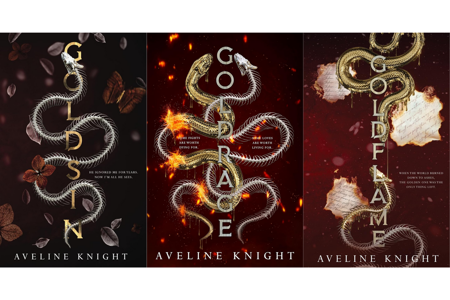 The Chrysophilist Trilogy Series by Aveline Knight