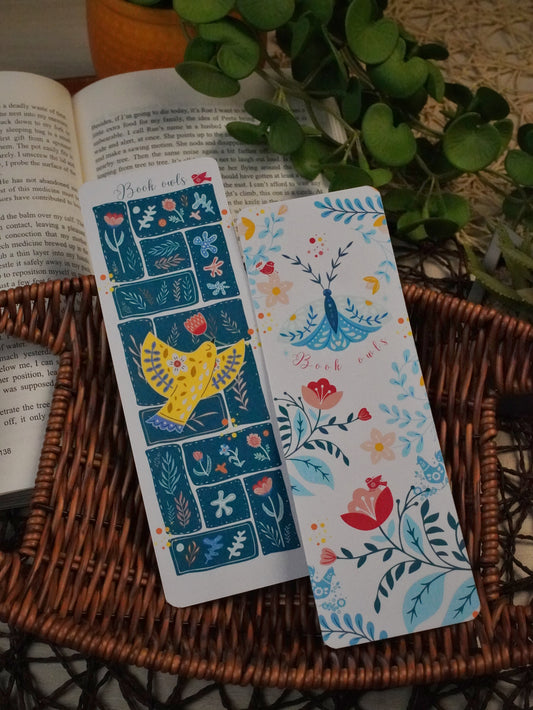 SNB06- Folk Themed Bookmark