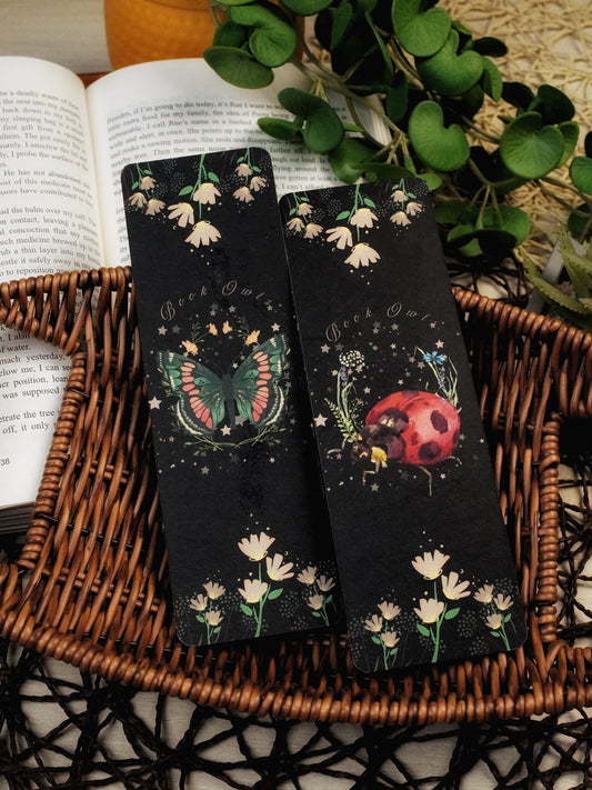 SNB13 - Dark Cottagecore Themed Bookmark