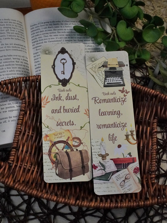 SNB19 - Dark Academia Themed Bookmark