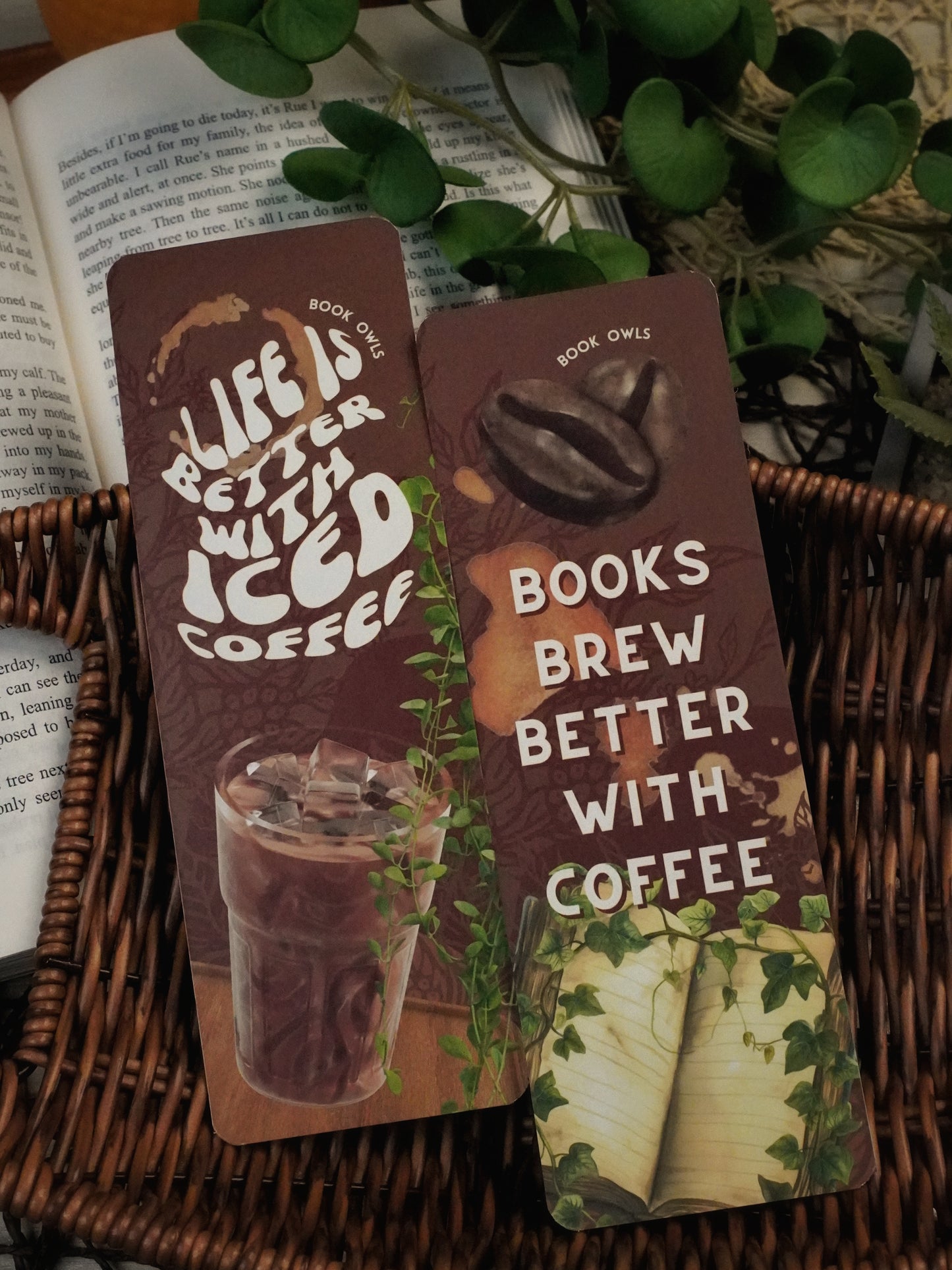 SNB10 - Coffee Themed Bookmark