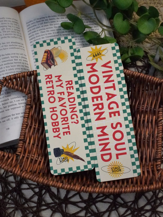 SNB07- Vintage Themed Bookmark
