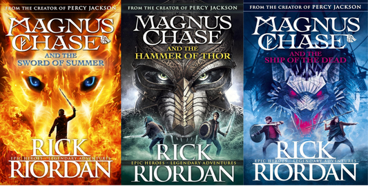 Magnus Chase and the Gods of Asgard Trilogy Series by Rick Riordan