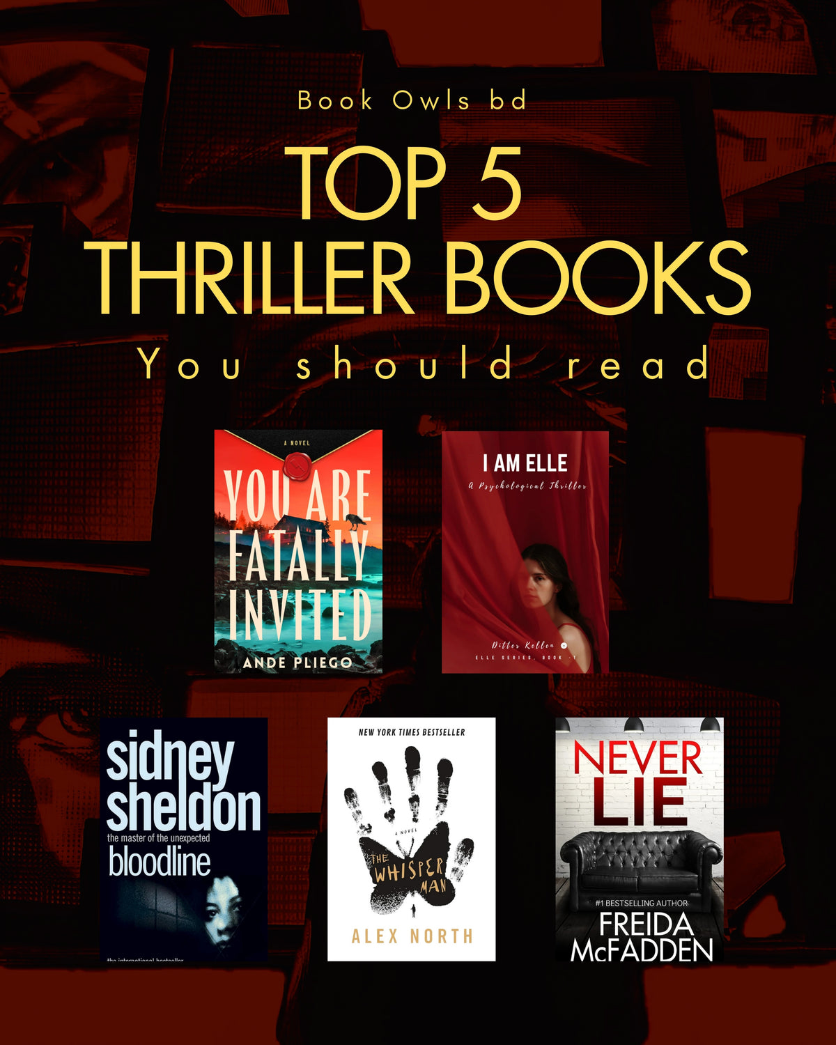 Top 5 Thriller Books