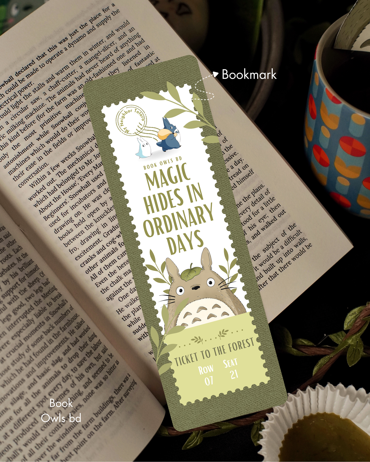 SNB20 - Forest Friend Totoro Bookmark