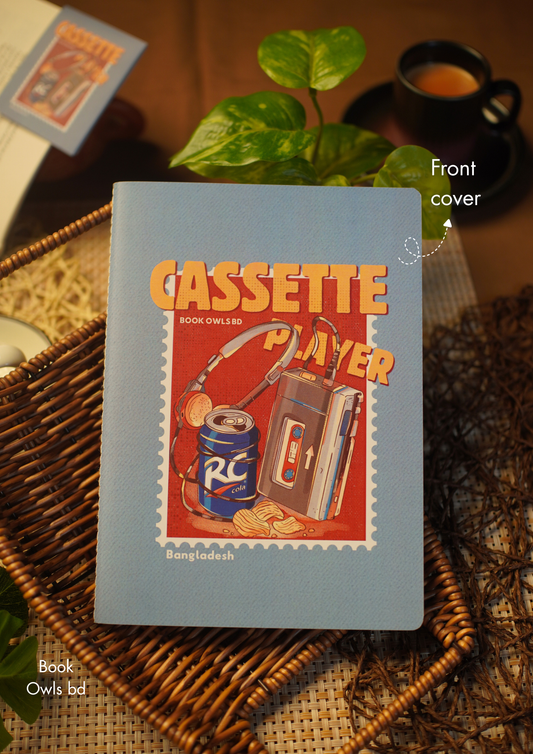 SNSN17 - Retro Bengali - cassette player Notebook