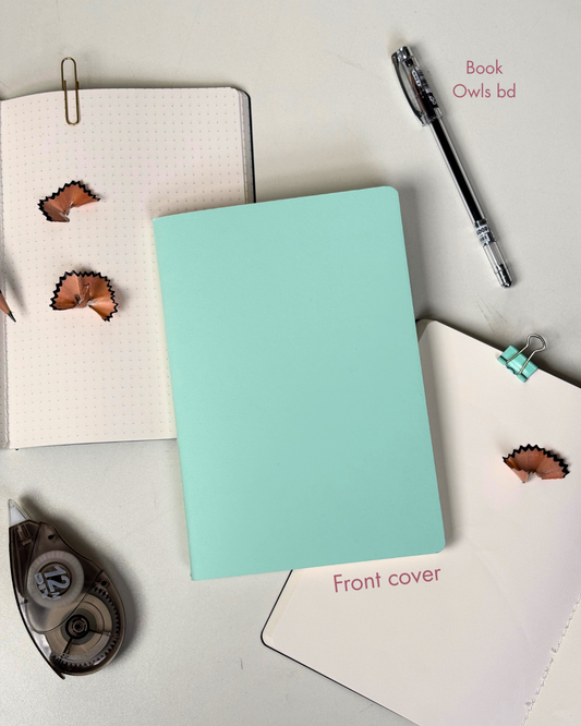 SNSN20 - A5 Pastel solid stitched notebook (Mint Green)