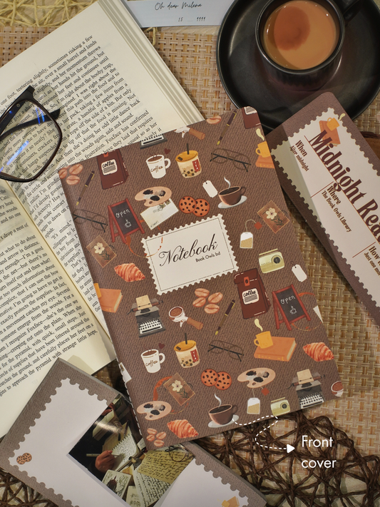 SNSN01 - Midnight Readers - Stitched notebook