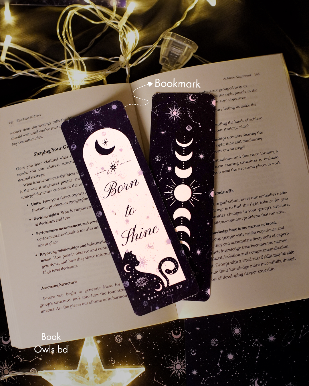 SNB25 - Celestial Bookmark ( Navy Blue )
