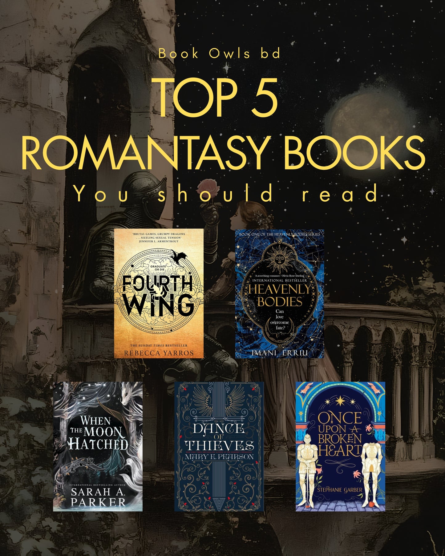 Top 5 Romantasy Books