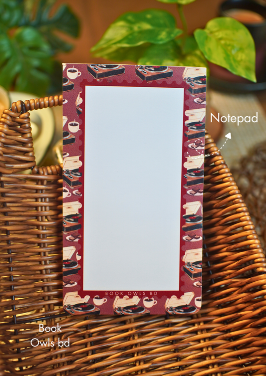 SNNP12- Retro Bengali - vinyl notepad