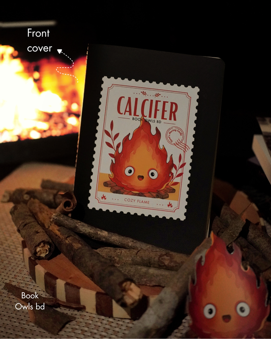 SNSN06 - Cozy Flame Calcifer - Stitched notebook
