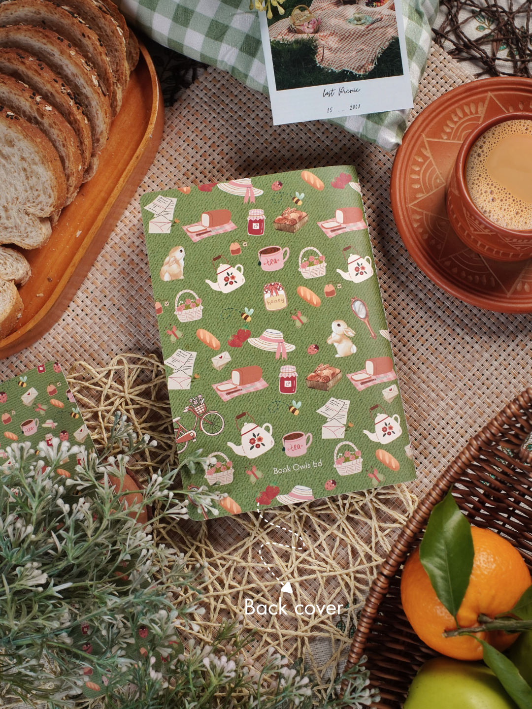 SNSN02 - Cozy Picnic - Stitched notebook