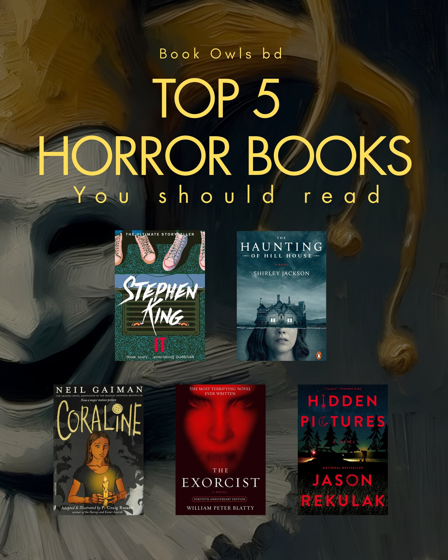 Top 5 Horror Books