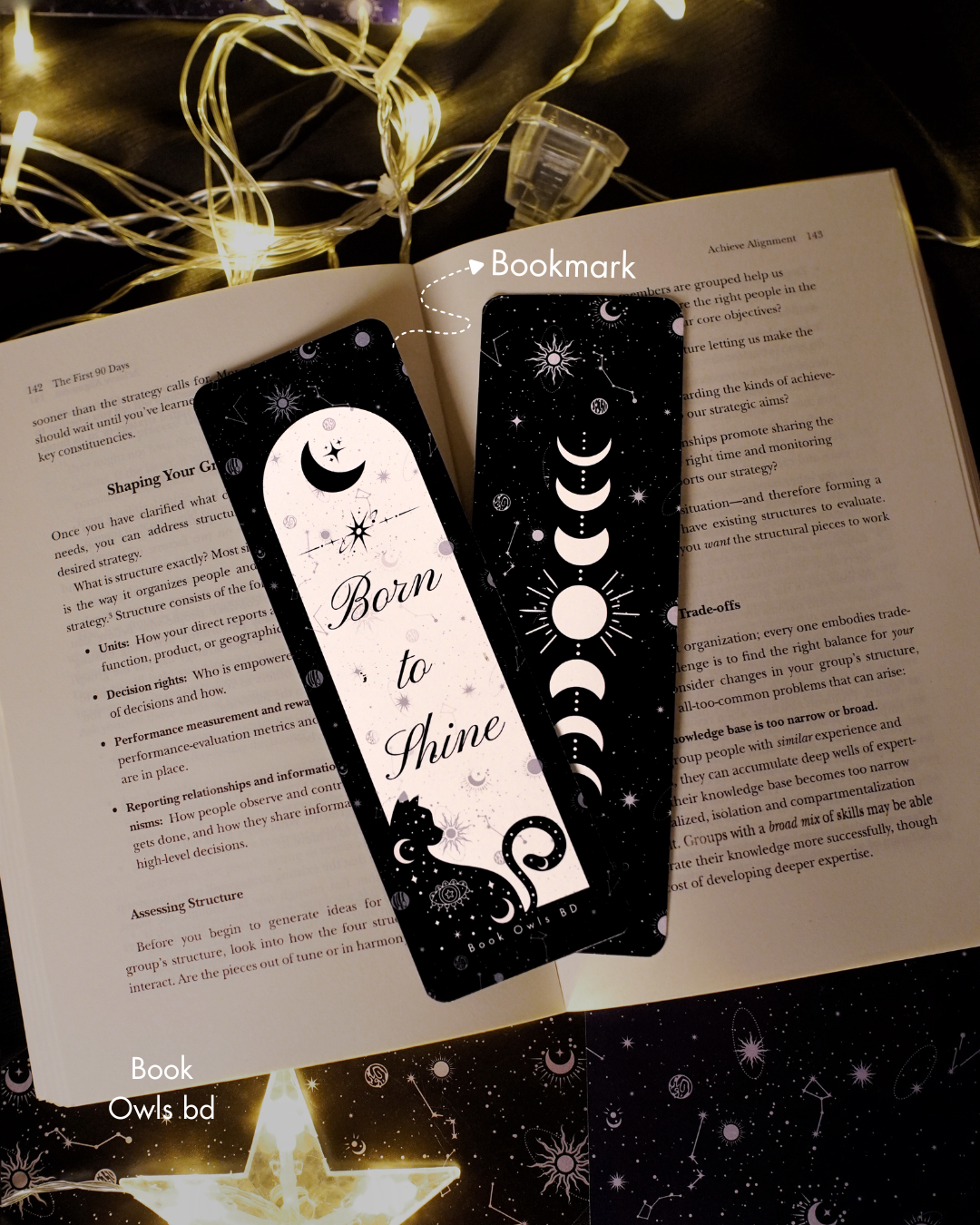 SNB24 - Celestial Bookmark ( Black )