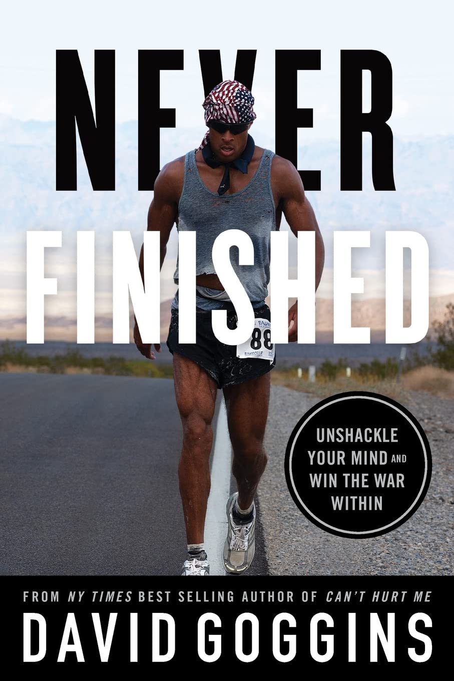 Never Finished: Unshackle Your Mind and Win the War Within Book by David Goggins