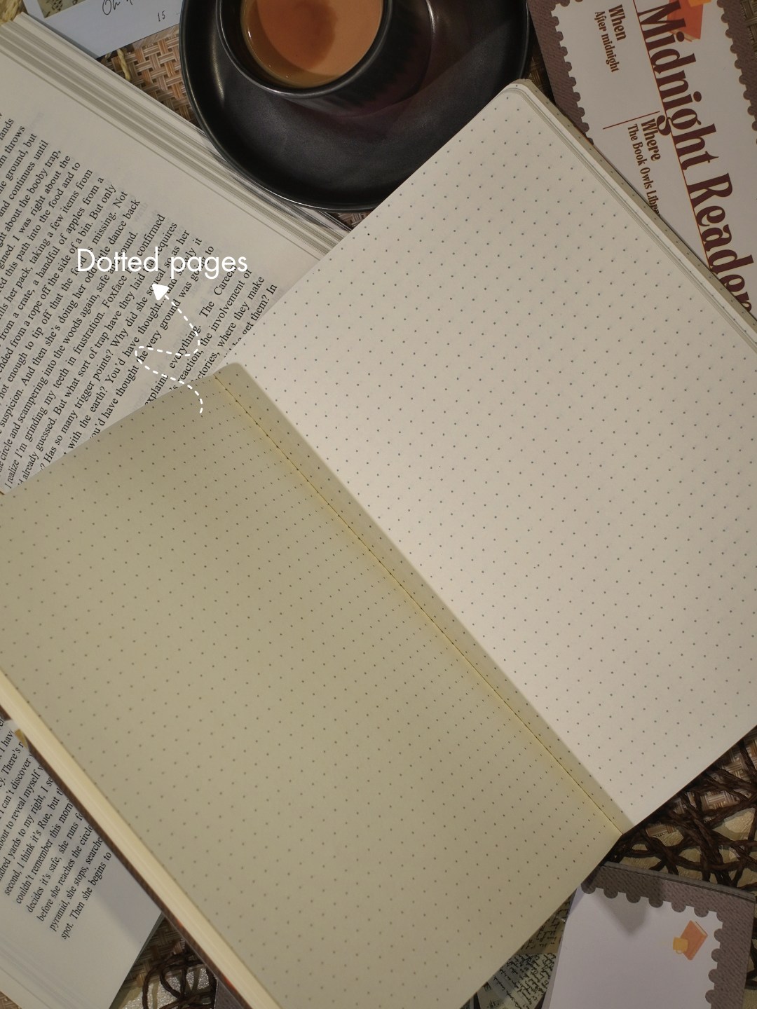 SNSN01 - Midnight Readers - Stitched notebook