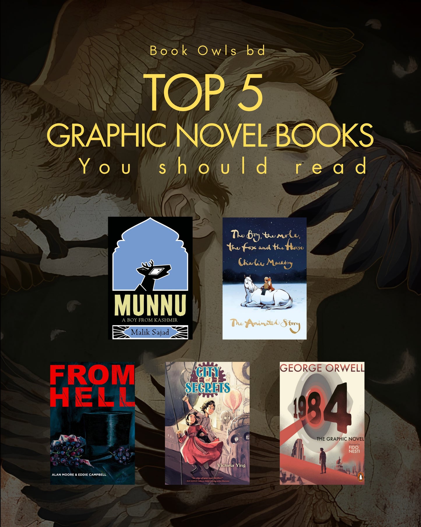 Top 5 Graphic Novels (Manga)