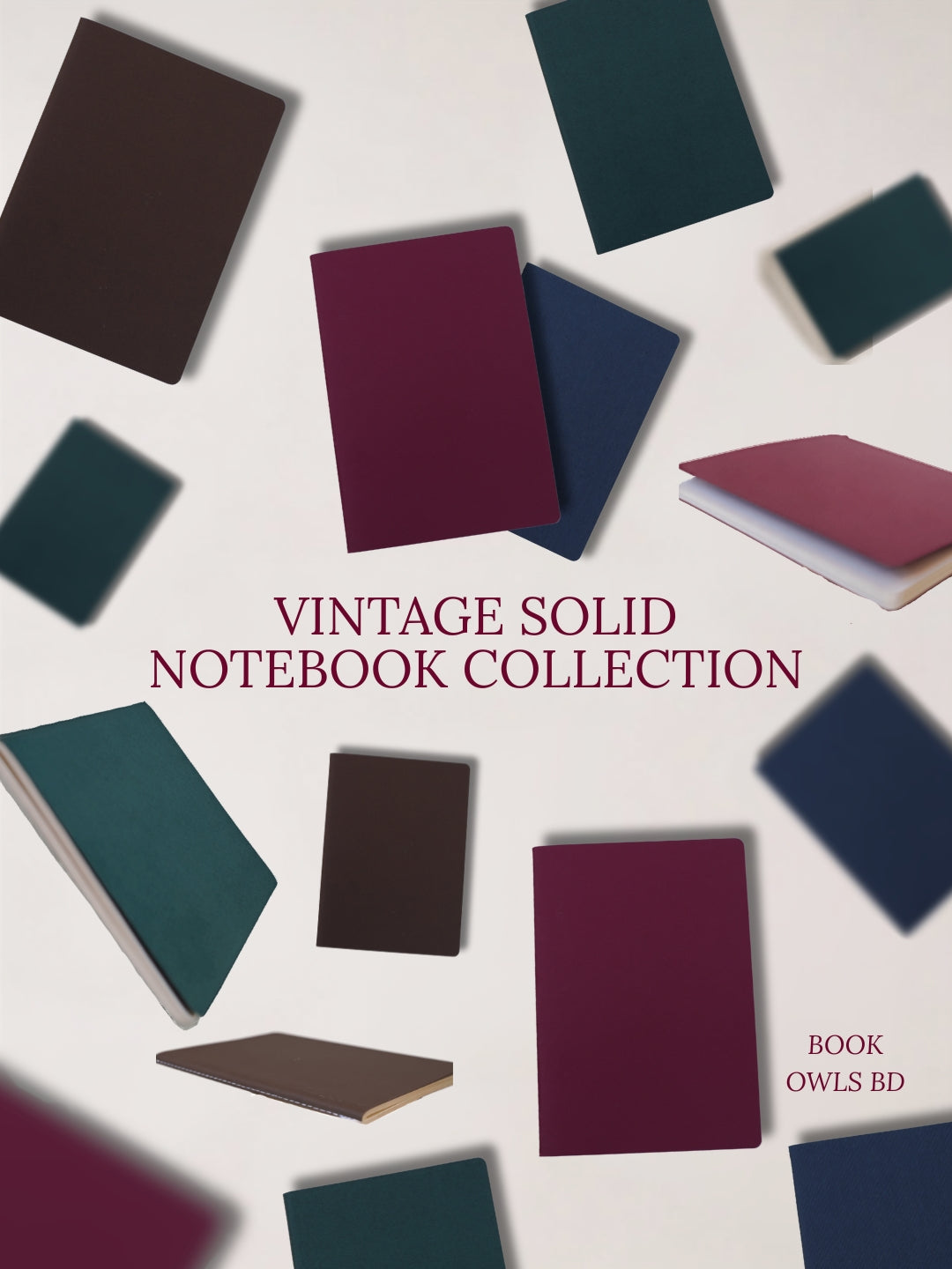 SNSN12 - A5 Vintage solid stitched notebook ( Brown )
