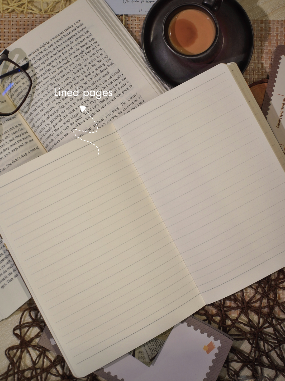 SNSN01 - Midnight Readers - Stitched notebook