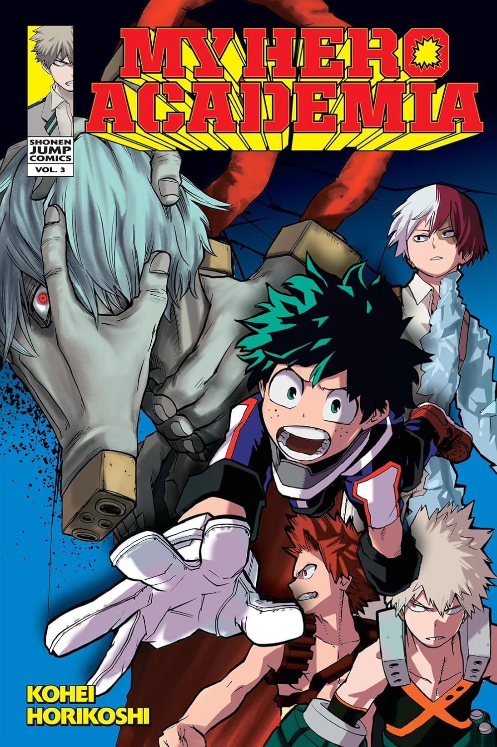 My Hero Academia Volume 3 All Might - Manga by Kohei Horikoshi
