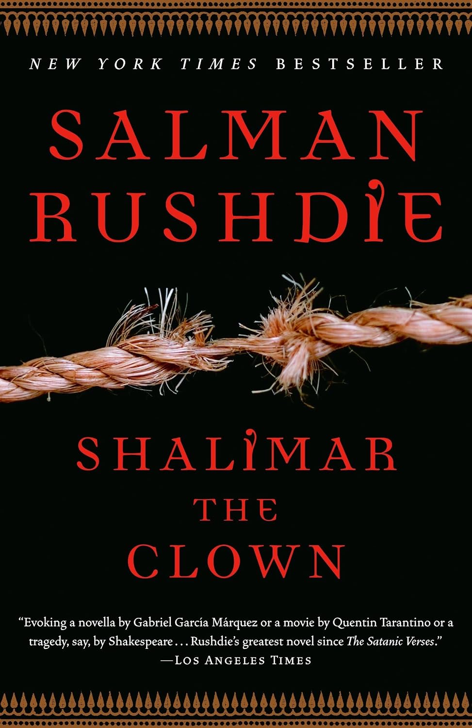 Shalimar the Clown Novel by Salman Rushdie
