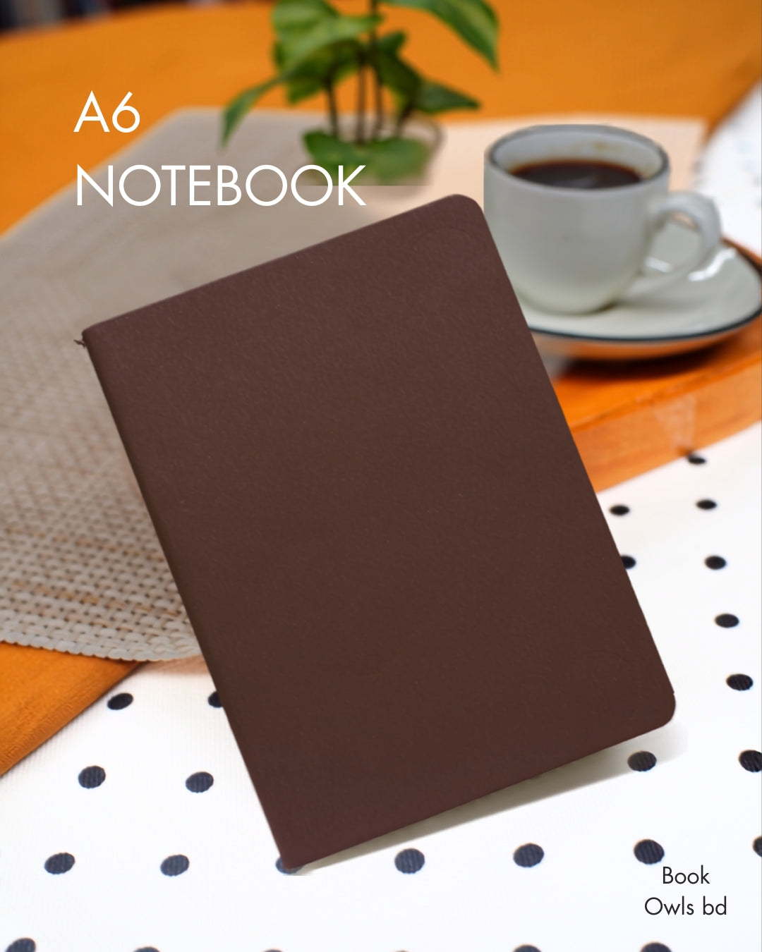 SNSN13 - A6 Vintage solid stitched notebook