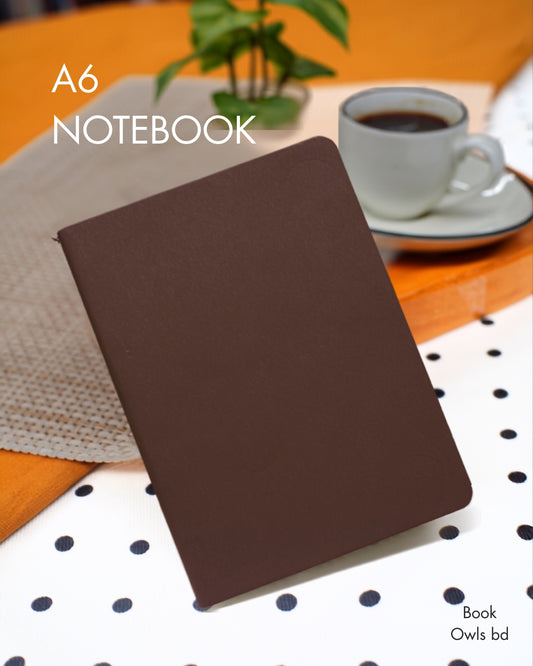 A6 Vintage Solid 4-Notebook Bundle
