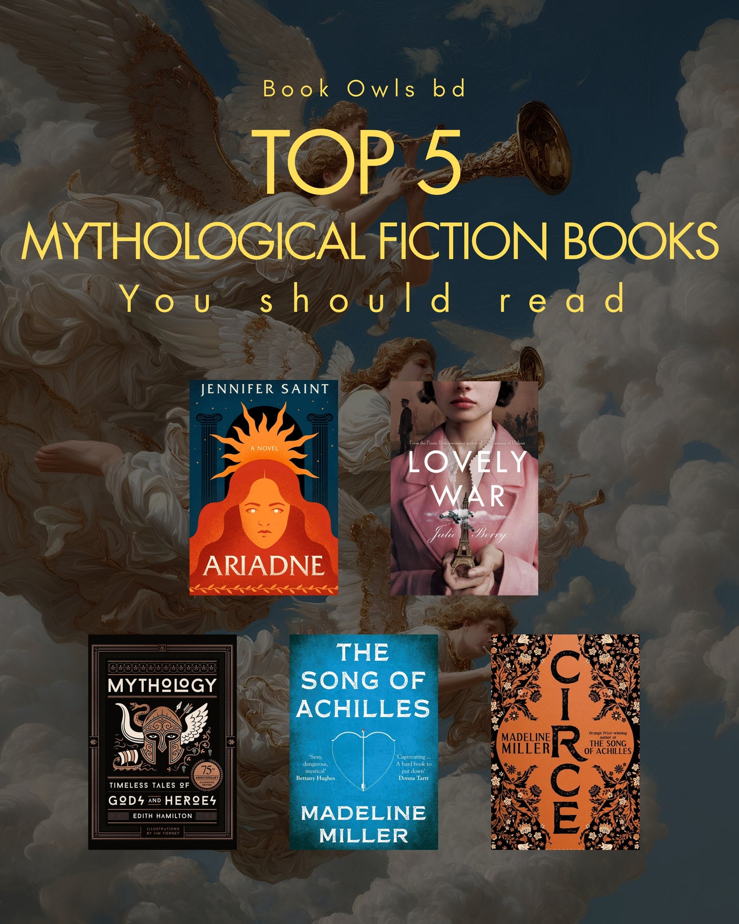 Top 5 Mythological Fiction Books