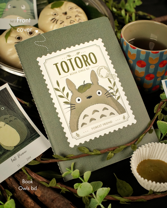 SNSN04 - Forest Friend Totoro - Stitched notebook