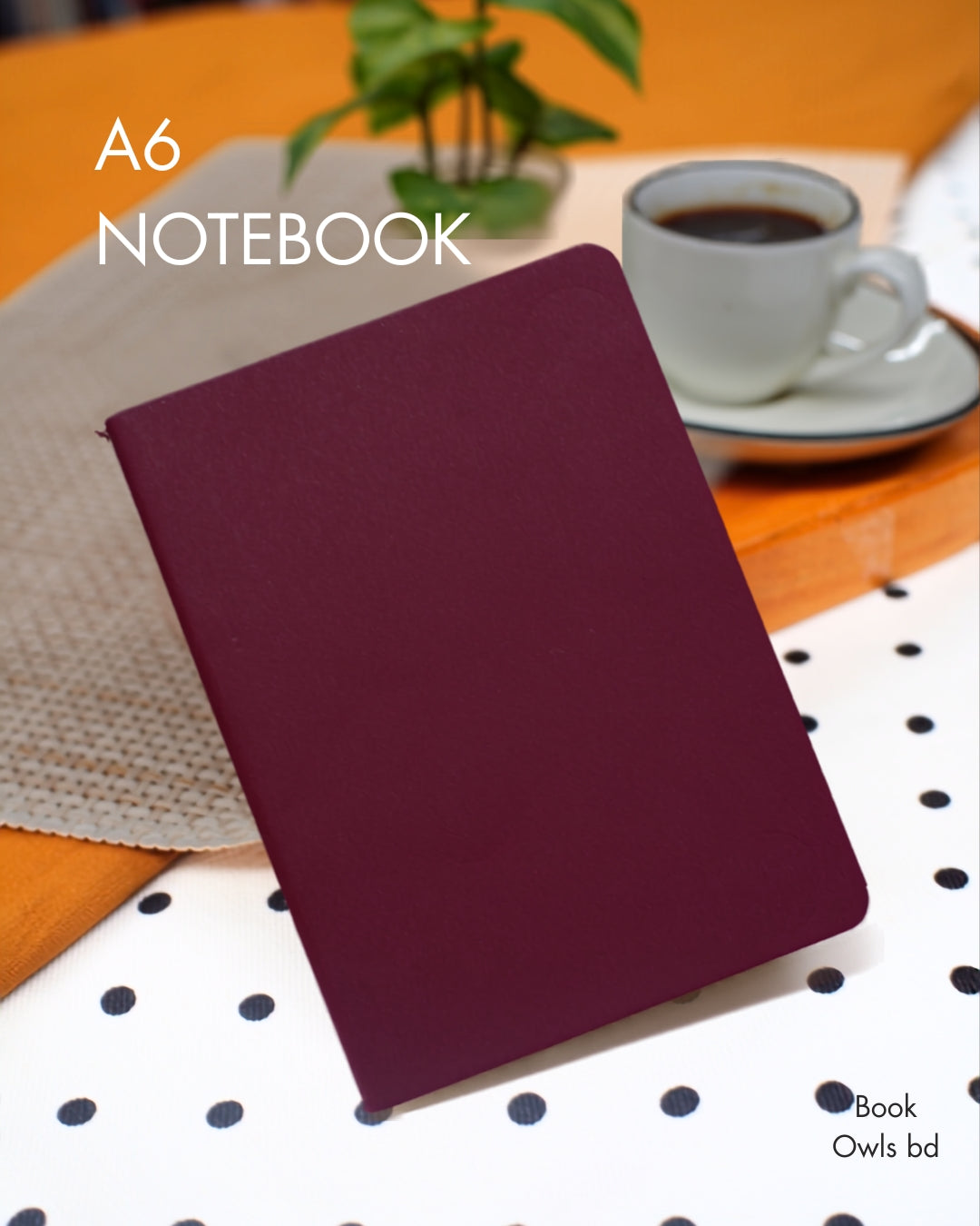 SNSN13 - A6 Vintage solid stitched notebook