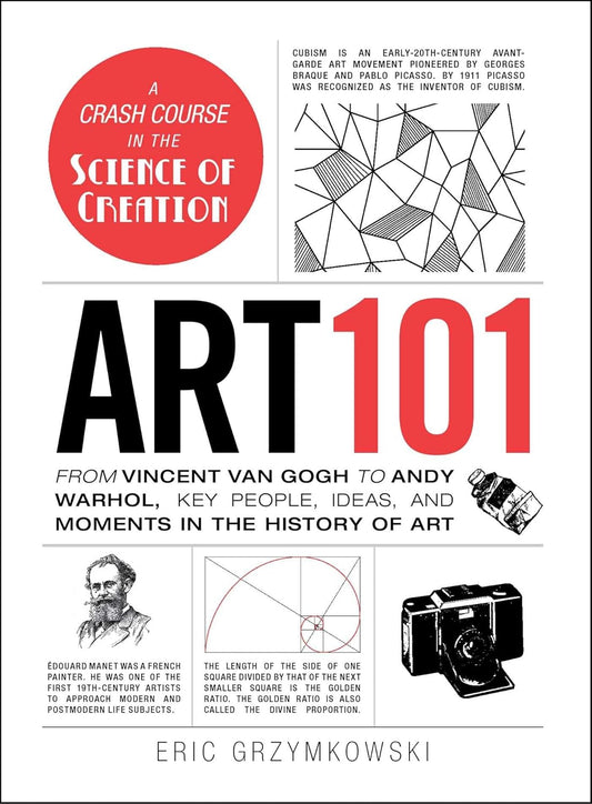 Art 101: From Vincent Van Gogh to Andy Warhol, Key People, Ideas, and Moments in the History of Art Book by Eric Grzymkowski