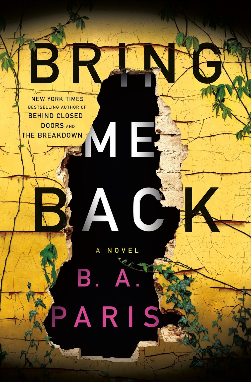 Bring Me Back Book by B.A. Paris