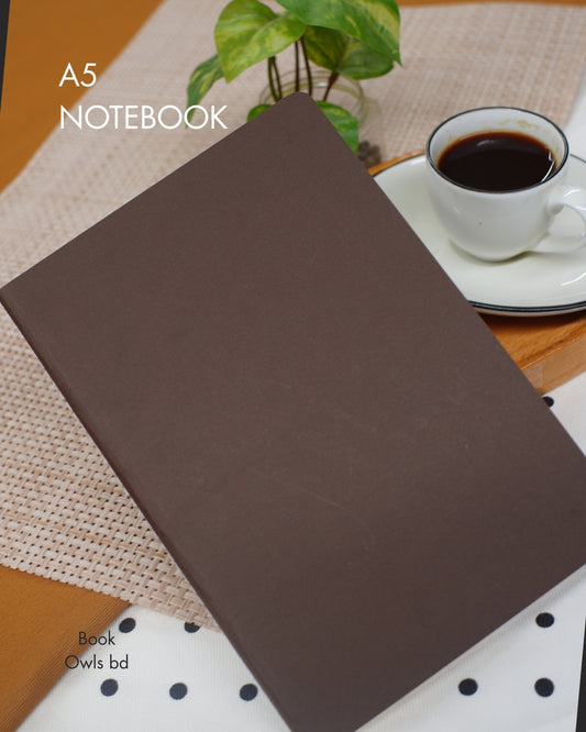SNSN12 - A5 Vintage solid stitched notebook ( Brown )