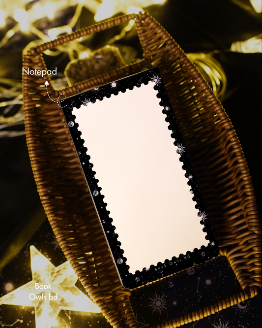 SNNP08 - Celestial notepad ( Black )